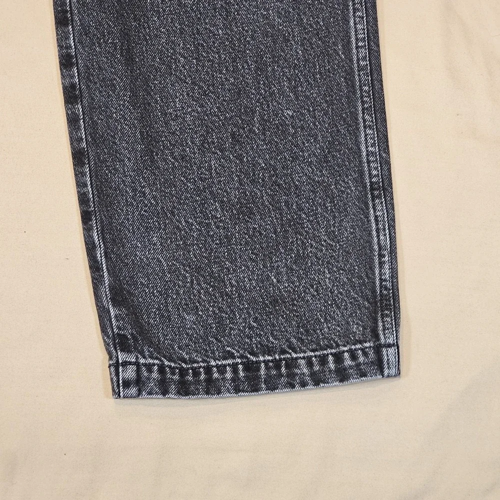 Madewell Womens Low Slung Straight Cargo Jeans Ranney Wash Snap Pockets‎ Size 26